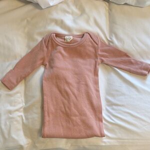 Mushie Pink Kids Sleep Gown
